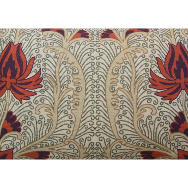 Designer Quadrille Contessa Floral Botanical Feather/Down Pillow For Sale - Image 4 of 8