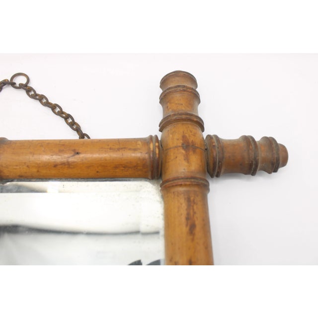 Glass Antique French Mirror For Sale - Image 7 of 10