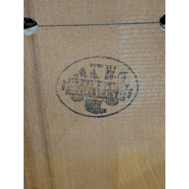 Wood 1950s Heywood Wakefield Dining Room Table For Sale - Image 7 of 12