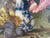 Still Life with Roses and Fruits, 1950s, Oil Painting on Canvas, Framed For Sale - Image 6 of 18