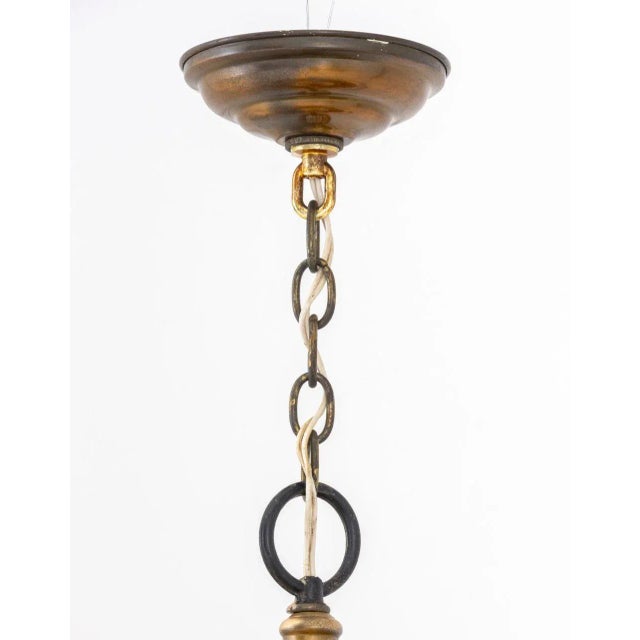 Mid 20th Century Streamline Moderne Style Pendant Lamp For Sale - Image 5 of 6