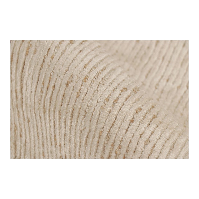 Rug & Kilim’s Contemporary Textural Rug in Beige, Cream and White Tones For Sale