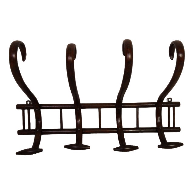 Antique Hanging Coat Rack from Thonet, 1920s For Sale