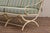 Vintage Hervé Baume French Wrought Iron Three-Seat Garden Sofa With Original Cushions, Circa 1970s For Sale - Image 4 of 18