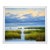 Original Coastal Marsh Oil Painting, 20 X 24 Unstretched Canvas, Blue Sky Wetlands Landscape Art For Sale