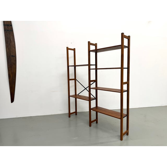 1950s Modernist Bookcase in Pine, 1950s For Sale - Image 5 of 18