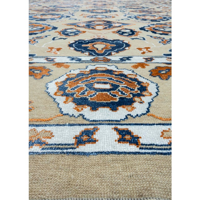 Early 21st Century Turkish Oushak Rug 12'1" x 15' #18577 For Sale - Image 5 of 8