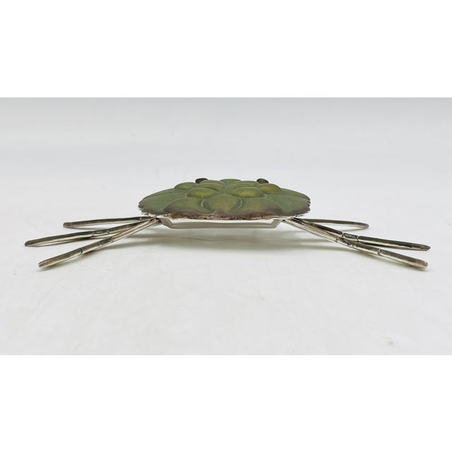 1980s Emilia Castillo Articulated Silver-Plated Crab Sculpture, Latin American Art For Sale In Los Angeles - Image 6 of 15