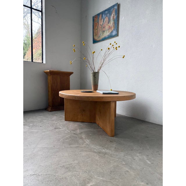 1950s Modernist Elm Coffee Table, 1950s For Sale - Image 5 of 18