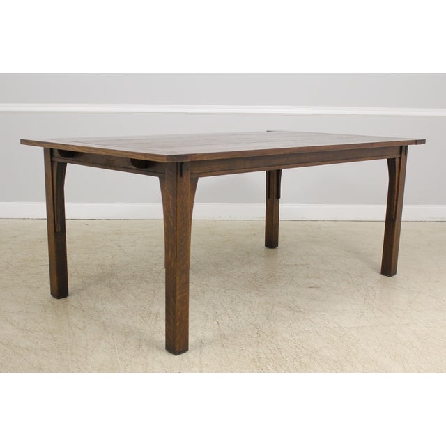 Stickley Mission Oak Arts & Crafts Dining Room Table Chairish