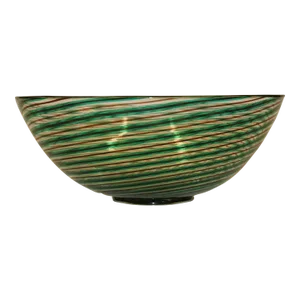 Mid-Century Modern Murano Large Glass Bowl