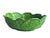 Offered is a French Majolica trompe l'oeil cabbage-motif large bowl or planter. It's a fresh green pea color with a smooth...