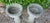 1930s Weathered Garden Urns on Plinths, 1930, Set of 2 For Sale - Image 5 of 9