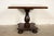 American Ethan Allen Rustic European Solid Pine Pedestal Side Table or Cocktail Table, Circa 1970s For Sale - Image 3 of 13