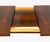Vintage Mid-Century Modern Extendable Dining Table With Removable Stored Leaf For Sale - Image 11 of 11