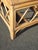 Gold Vintage Coastal Bamboo Coffee Table W Leather Straps ~ Boho Chic For Sale - Image 8 of 12