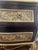 Wood Late 20th Century Bombe Chest With Embossed Floral Panels, Gold Detail – Hollywood Regency Style For Sale - Image 7 of 10
