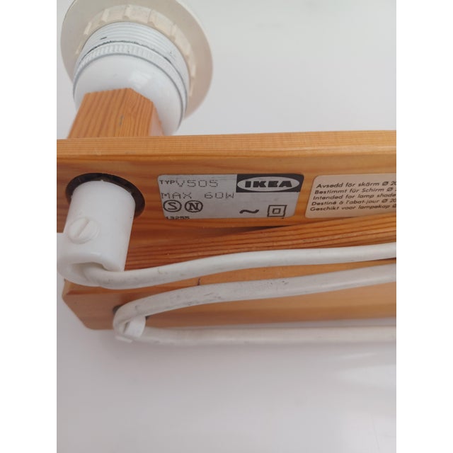 Ikea Mid-Century Modern Scandinavian Accordion Wall Lamp from Ikea, 1970s For Sale - Image 4 of 15