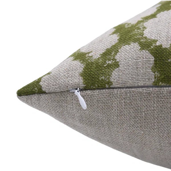 Art Deco Fabdivine Linen Cushion Cover 14x14 Inch - Badal For Sale - Image 3 of 7