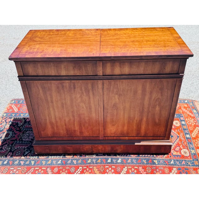 Vintage 1960s Drexel Heritage Mahogany Dry Bar Server Cabinet For Sale - Image 12 of 12