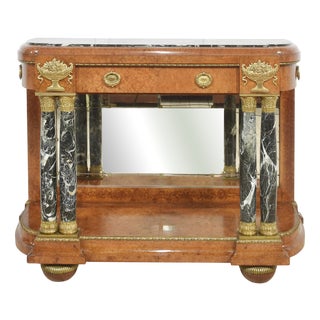 Louis XV Marble Topped Console Table, 1890s For Sale