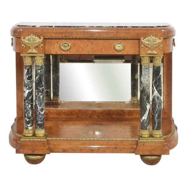Louis XV Marble Topped Console Table, 1890s For Sale