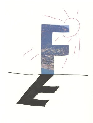 1991 'F' From 'Hockney's Alphabet' by David Hockney