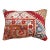 Early 20th Century Zabihi Collection Cherry Red Turkish Rug Small Pillow - 1' x 1'4" For Sale