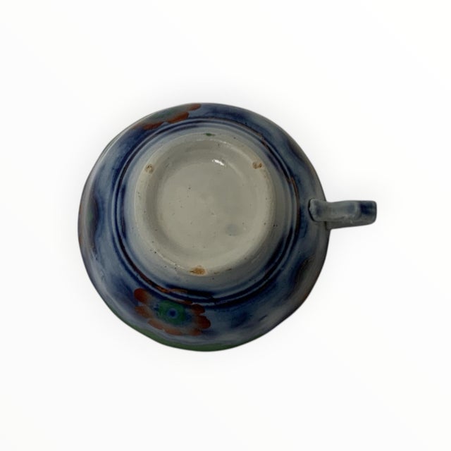 Antique F. & R. Pratt & Co. Imari Tea Cup Pattern No. 60 England C. 1840s–1850s For Sale - Image 4 of 4