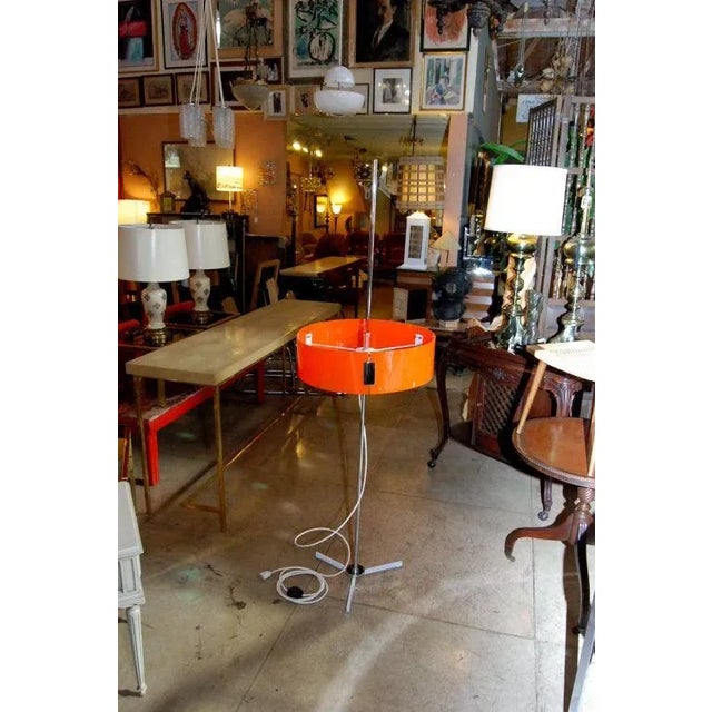 Mid-Century Modern 1970s Italian Adjustable Floor Lamp For Sale - Image 3 of 8