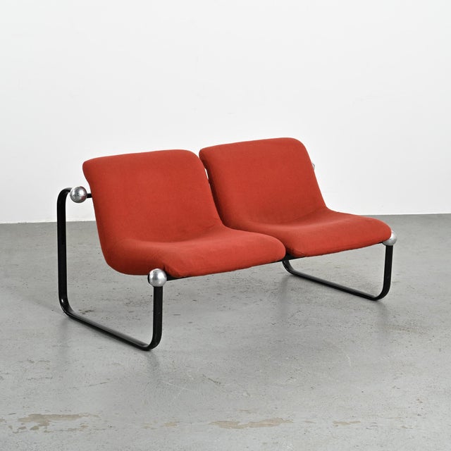 1970s 2-Seater Bench by Marc Held for Airborne, France, 1970 For Sale - Image 5 of 10