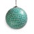 Blue Mosaic Globe Pendant Light Small For Sale - Image 4 of 10