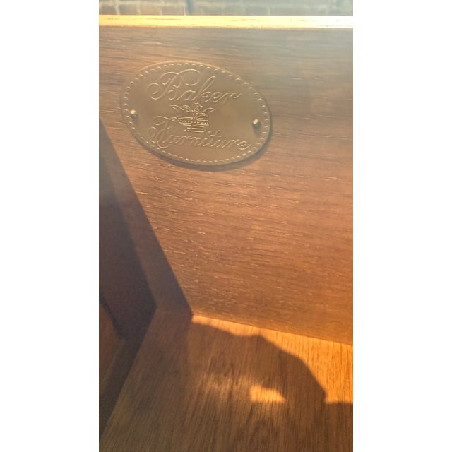 1970s Michael Taylor for Baker Modular Gentleman’s Chest / Cabinet in Dark Walnut With Brass Hardware For Sale - Image 13 of 13