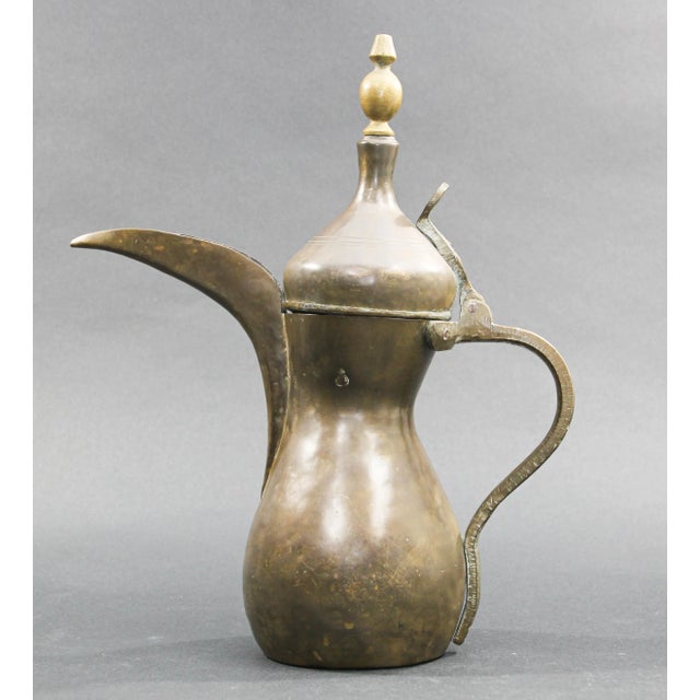 Middle Eastern Moorish Dallah Arabic Coffee Pot For Sale In Palm Springs - Image 6 of 13