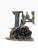 1980s 1980s Monumental 42" Martin Borja Brutalist Bronze Saguaro & Prickly Pear Cactus on Smoky Quartz Base For Sale - Image 5 of 9