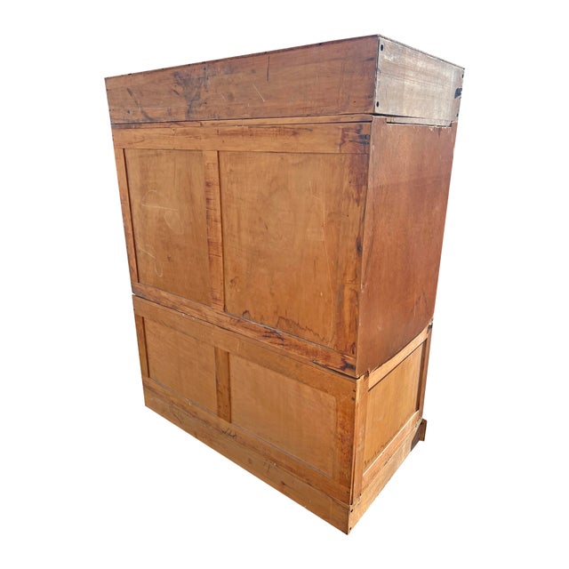 Antique Haberdashery Haberdashers Shop Cabinet With Glass Drawers For Sale - Image 12 of 12