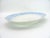 Victorian Antique France 18.75" Limoges Blue Chintz Cornflower Calico Micro-Flower Floral Transferware Deep Well Platter For Sale - Image 3 of 9