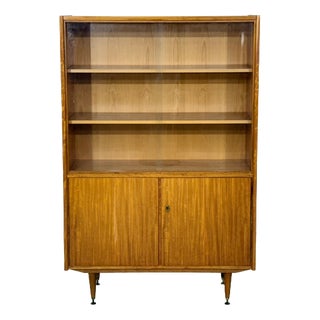 Bookcase in Walnut Veneer, 1960s For Sale