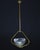 Brass 1950s Art Decò Barovier E Toso Murano Glass and Brass Pendant Light For Sale - Image 8 of 14