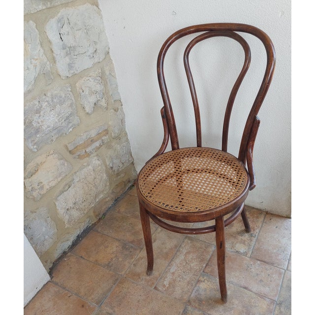 Italian Bentwood Bistro Chairs from Sautto and Liberale, 1940s, Set of 2 For Sale - Image 16 of 18