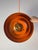 Danish Gold Orange Slatted Lamp For Sale - Image 5 of 11