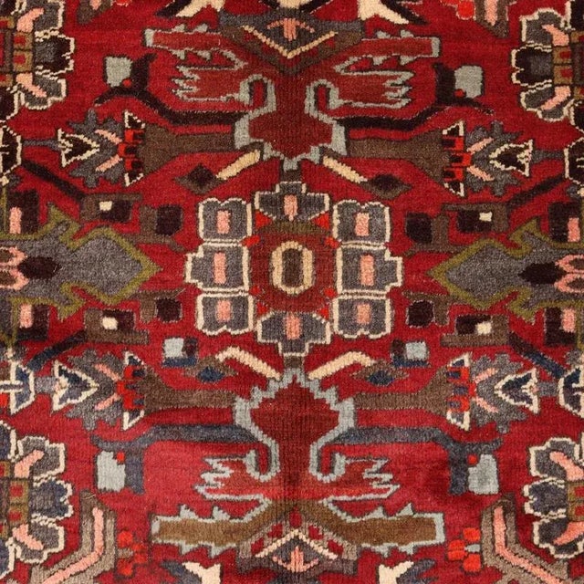 Antique Heavy Knot Wool and Cotton Bakhtiari Rug For Sale - Image 6 of 10