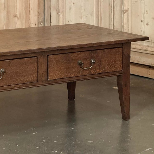 Late 18th Century 18th Century European Oak Country Coffee Table For Sale - Image 5 of 16
