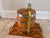 A stylish vintage wooden ice bucket created in the form of a traditional oak barrel. The wine chiller/ice bucket has been...