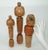 1940s Artist Signed Large Japanese Wood Kokeshi Dolls, Set of 3 For Sale - Image 16 of 16