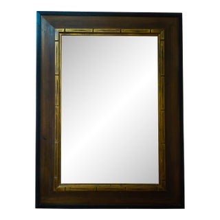 Mid Century Walnut Frame With Gold Border. Fits 12"/18" Painting For Sale