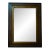 Mid Century Walnut Frame With Gold Border. Fits 12"/18" Painting For Sale