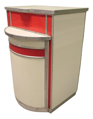 Vintage Dry Bar or Reception Desk in Formica, 1950s