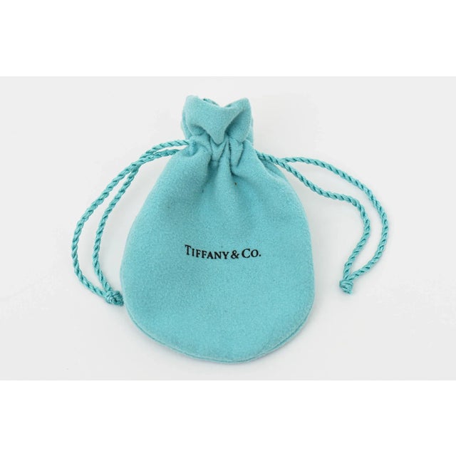 Vintage Tiffany and Co. Sterling Silver and Mabe Pearl Pierced Lever Back Earrings Pair of 70's For Sale - Image 10 of 10