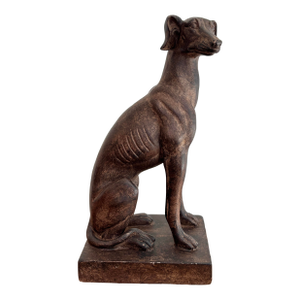 Late 20th Century Whippet Greyhound Statue